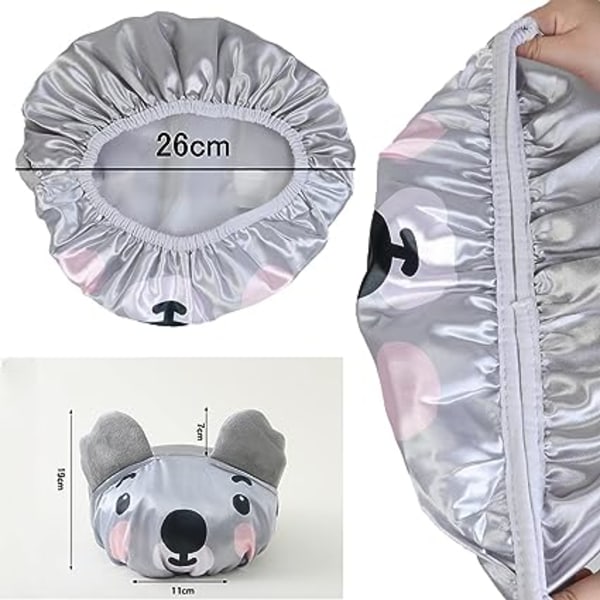 Barnebadehette (Koala) Dobbel vanntett badehette for gutter og jenter