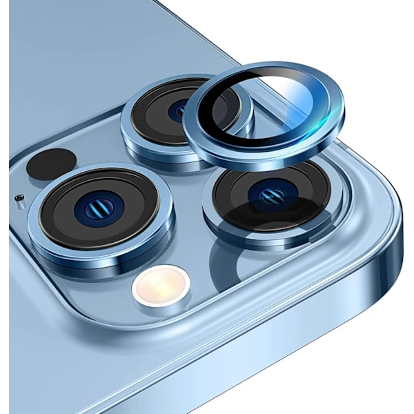 Bakre kameraskydd kompatibel med iPhone 14 Pro/14 Pro Max, HD Anti Scratch Härdat glas Mobiltelefonsskydd, Linsfodral för iPhone 14