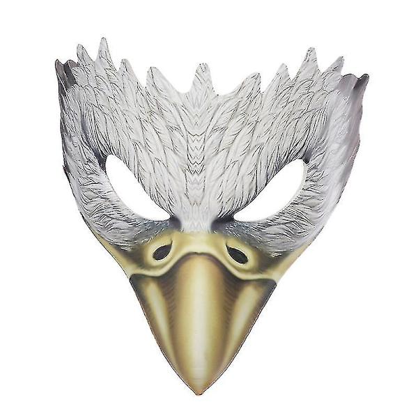 Halloween hvid ørn maske