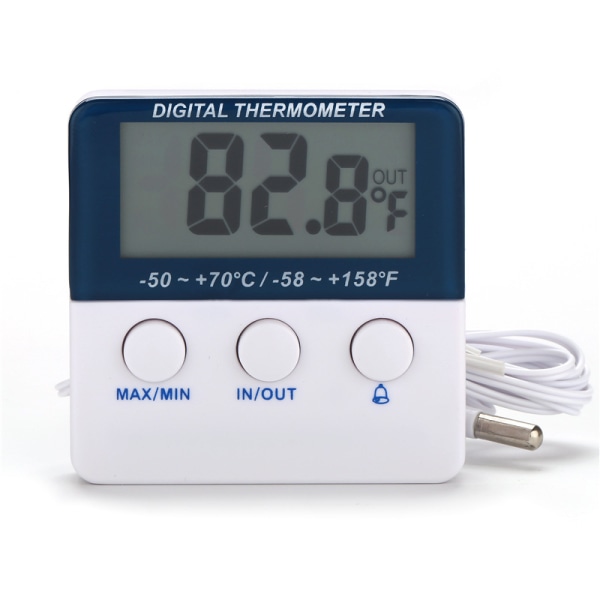 Digitalt fryse-/kjøletermometer med magnet og stativ Digita