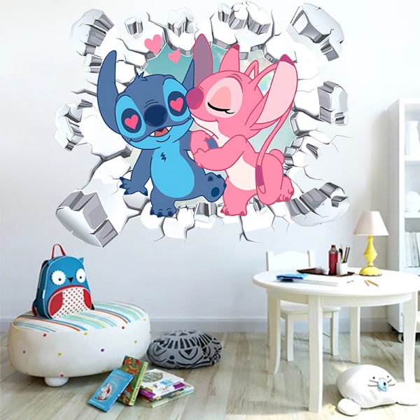 Luovat sarjakuva-rakkausseinätarra, lastenhuoneen sisustus, peittää rumat miehet ja naiset, yötausta, makuuhuoneen sisustus 40*50cm