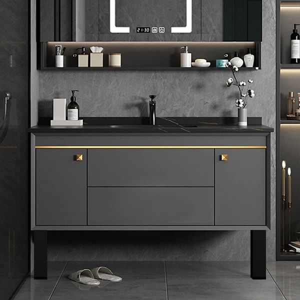 Sorte justerbare møbelben, 4 stk. skabsben 50mm justerbar højde 0-20mm aluminiumslegering bordben til skrivebord, sofa og gør-det-selv-møbler