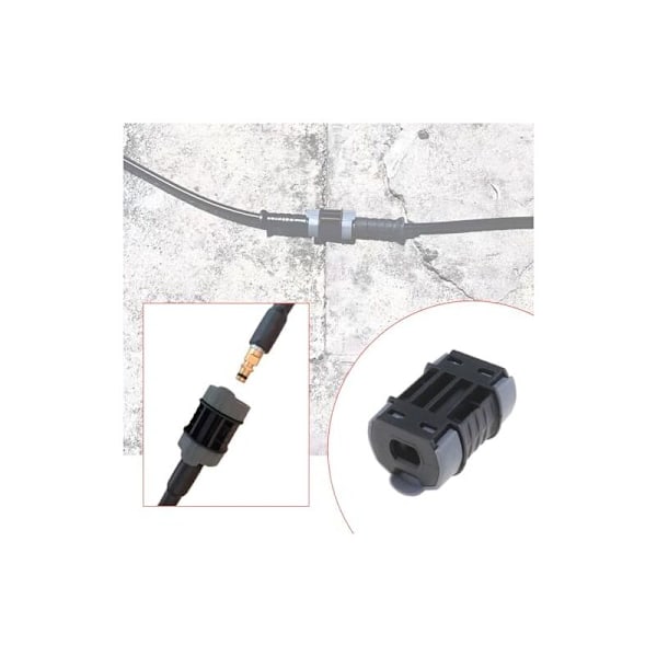 (58 × 32 × 20) Skjøteplugger Høytrykksspylerslange kompatibel med Karcher K1/ K2/ K3/ K4/ K5/ K7/ K7 adapter for høytrykksspylerslange
