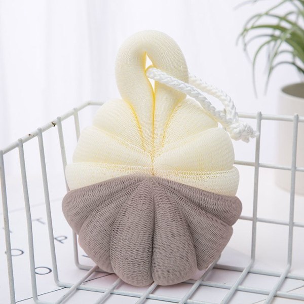 Badsvamp, stor nätfluffig duschboll, duschgelé, badboll, slinga