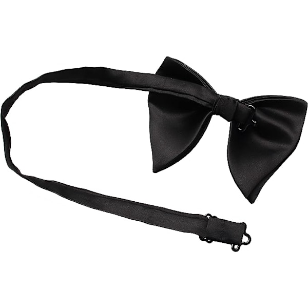 Herr Oversized Siden Satin Fluga Solid Färg