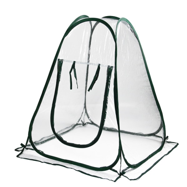 Mini Pop-up drivhus, innendørs utendørs PVC drivhusdeksel, lite bærbart hageblomsterhus - 70 x 70 x 80 cm