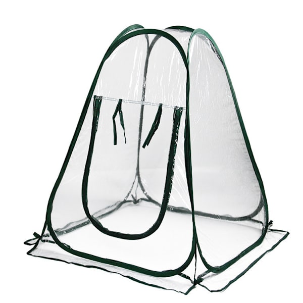 Mini Pop-up växthus, inomhus och utomhus PVC växthusskydd, litet bärbart trädgårdsblumehus - 70 x 70 x 80 cm