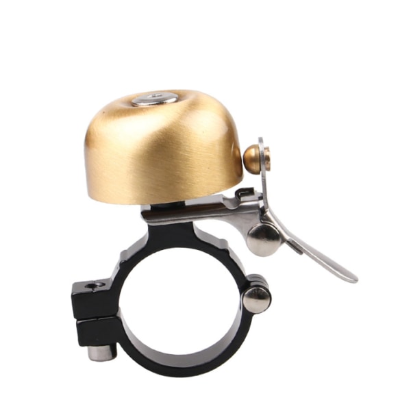 Gold-Classic Bicycle Bell with Loud and Clear Sound Brass Bicycle Bell for Children and Adults