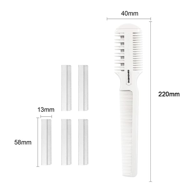 Hårkutterkam, Shaper Dobbeltkant Razor, Split Ends Hår Trimmer Styler, For Tynt  Tykt Hårklipp og Styling