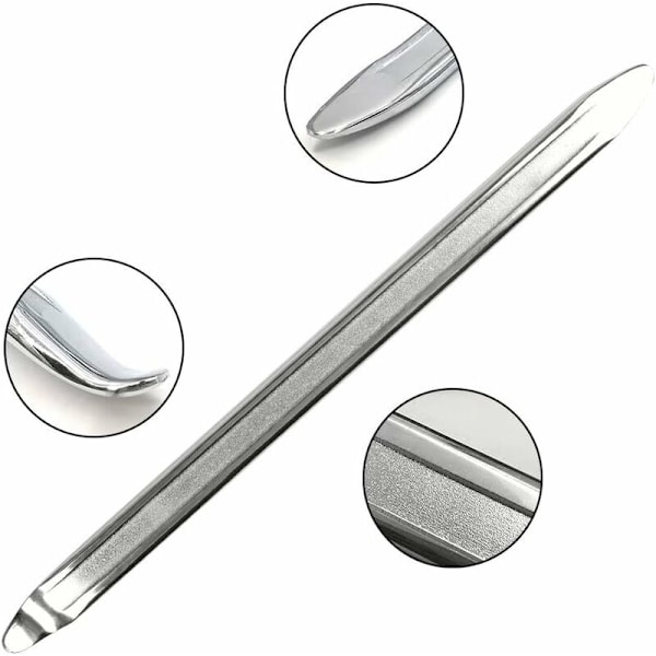 3 st manuella verktyg för däck, motorcykeldäck, metall däckjärn 30cm - silver