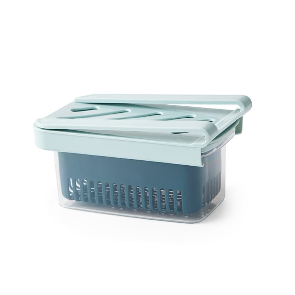 Skyvende kjøleskapsskuff type Dreneringsboks Oppbevaringsboks, Friskholdig beholder (uttrekkbar og drenerbar forseglet boks)