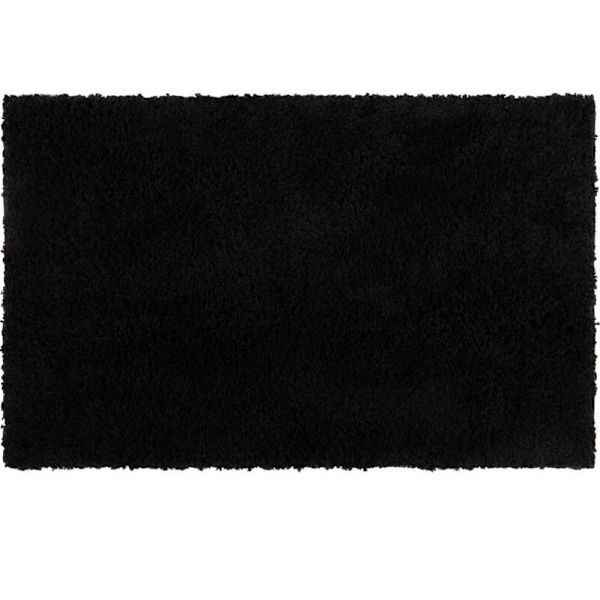 Sky Soft sort bademåtte 40*60cm silketæppe stue sofabordsmåtte soveværelsesmåtte