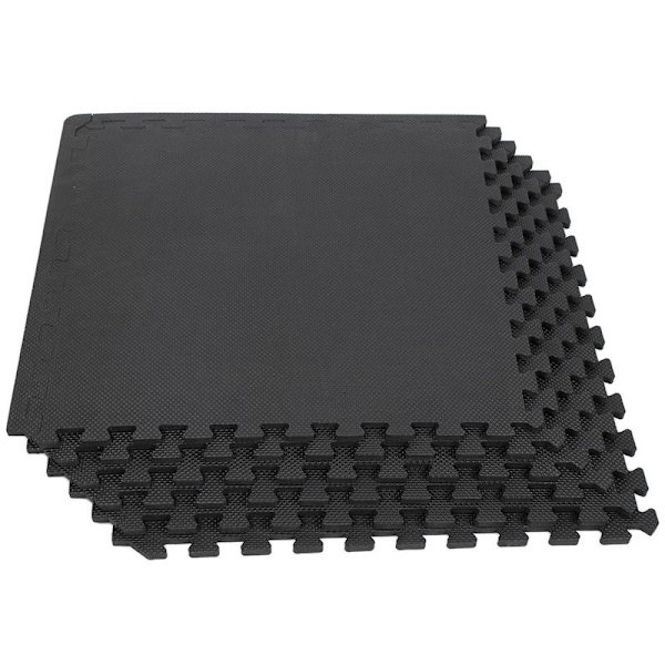 10 kpl Jumppamatto lukittavilla EVA-vaahtomuovilaatoilla Kuntosali Urheilu Joogamatto 45cm x 45cm*1cm