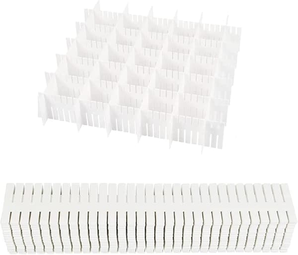Skuffeskiller, Plastskabsdeler, Justerbar Gitter Skuffe, 4