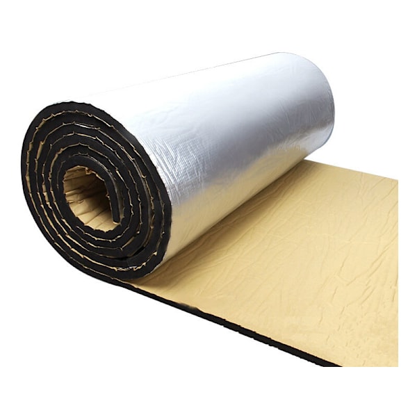Akustisk isoleringsmåtte til biler 50x100cm, 10mm lydisolerende skum, vandtæt støj akustisk isolering og lydisolering