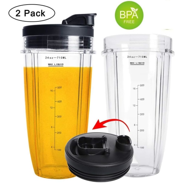 24 oz kopp för Nutri Ninja Blender-delar