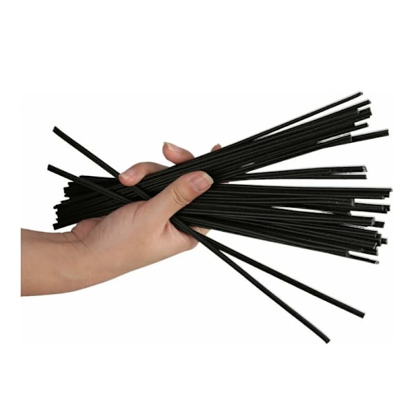 40 stk. plastik svejse stav Pp svejse stav til plastik svejsepistol/varmluftpistol 250mm sort k17576b