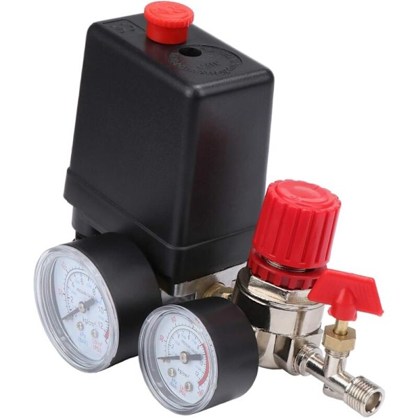 Luftkompressor trykafbryder, ventilafbryder, luftkompressor med regulatordisplay