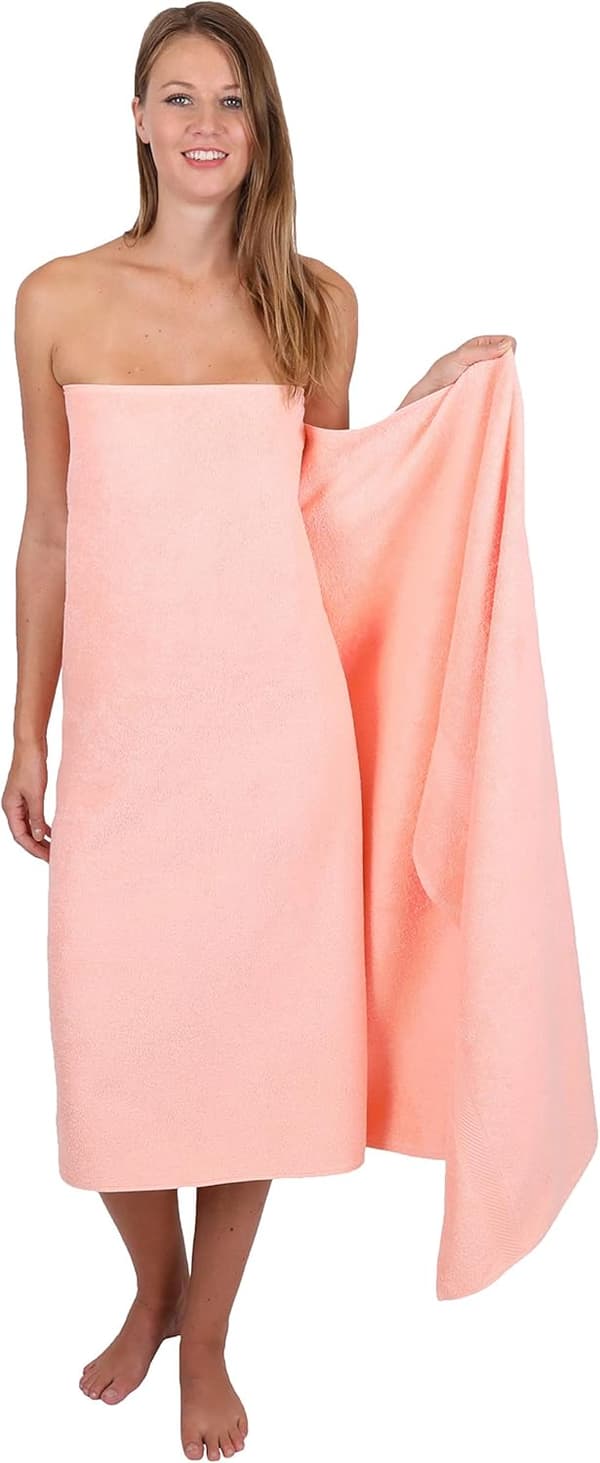 XXL kylpypyyhe 100% korallifleece 150x90cm pinkki