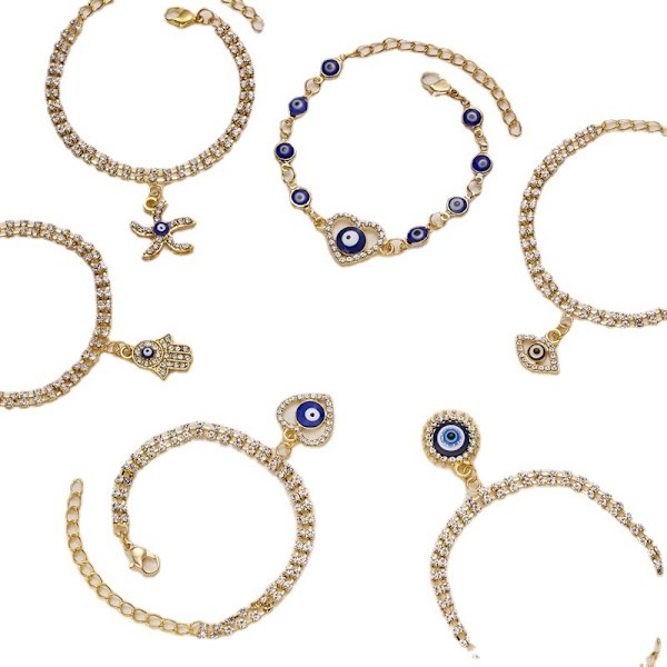Ondaöga armband Guld