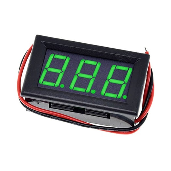 Voltmeter 3-30v DC digitaalinen autoon veneeseen asuntovaunuun matkailuautoon 12v 24v