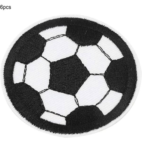 Stof Fodbold Broderet Patch Flere Dekorerede Mønstre Diy Sytilbehør Dekoration Tøj Mærke Håndværk Tilbehør