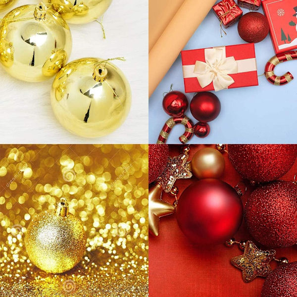 Julgranskulor, julgransdekoration, julgranskulor, julgransdekoration, röd julgransdekoration, röda julgranskulor, C
