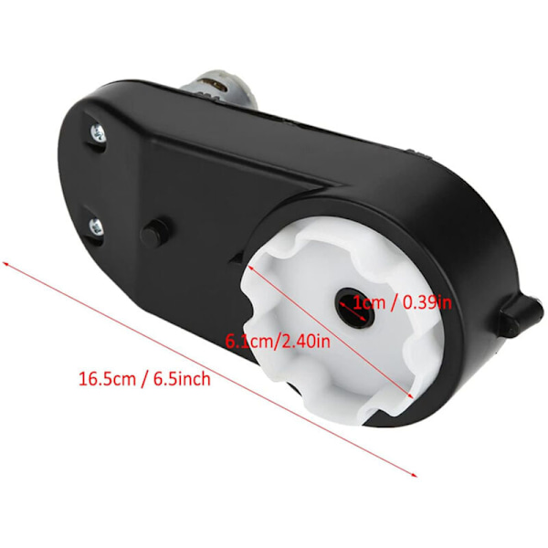 Sähkömoottorin vaihdelaatikko, RS390 nopea sähkömoottori vaihdelaatikolla lasten sähköautoon moottoripyörän lelut lisävarusteet (6V 18000RPM)