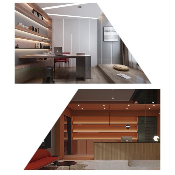 COB LED-stripe selvklebende 12V sikker lavspenning fleksibel myk lysstripe takdekorasjon skap superlys lineært lys