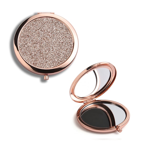 Amplifies Small Makeup Mirrors Circular Pocket Makeup Mirrors