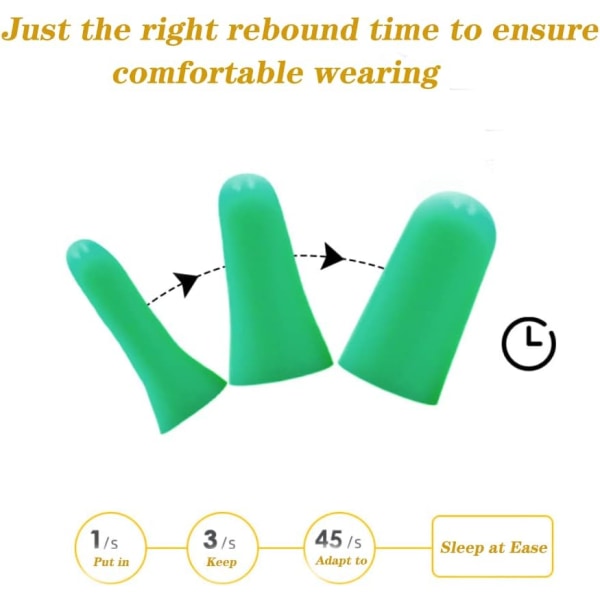 6 par ørepropper, ørepropper til at sove, bløde skumørepropper, støjreducerende ørepropper, til at sove, studere, arbejde, rejse, byggeri