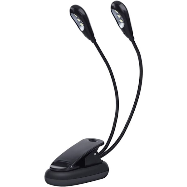 Musikk skrivebordslampe, 6 LED mini lampe  automaté Touºte Romlampe ¨ USB-kabel Tang Lesing/Bok/Bord/Nattbord