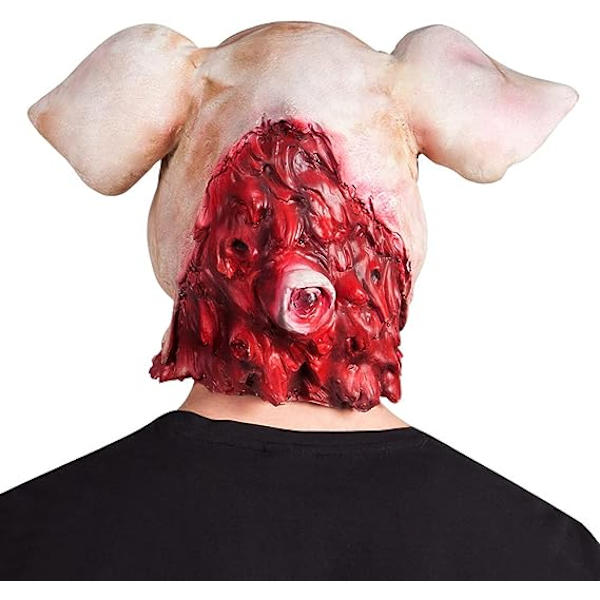 Blodig gris latexmaske