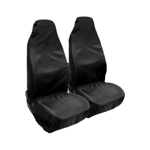 Vanntett trekk til universelle bilseter (2-pakning) 132 X 54cm Sort