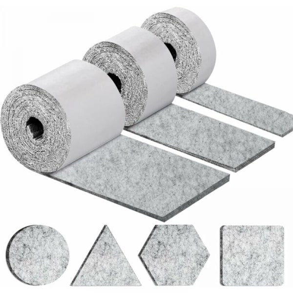 Itseliimautuvat huonekalutassut, 3 rullaa huonekalujen tuoleille (100x10cm+100x5cm+100x2cm), 4mm paksuinen tuolin pehmuste