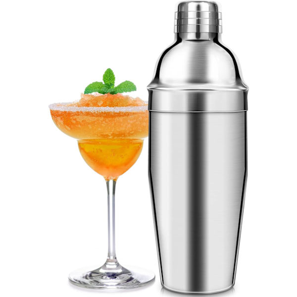 Cocktail shaker med indbygget si til blanding af drinks, gave til far kæreste
