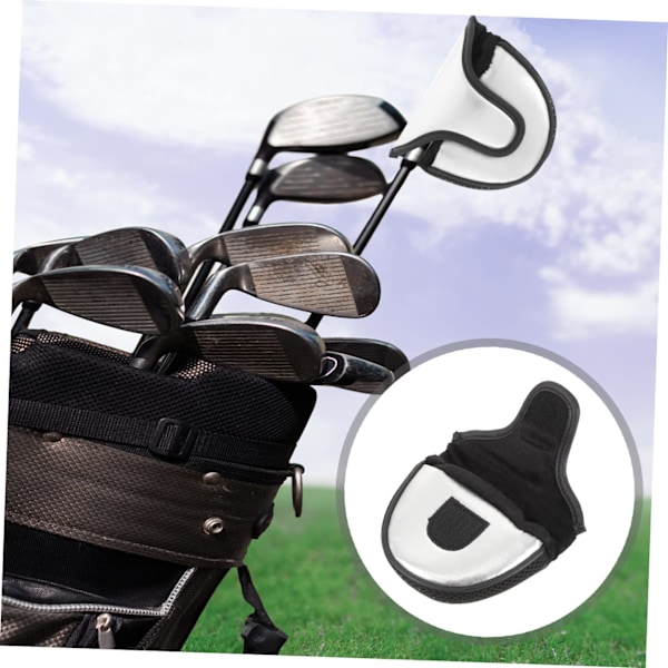 Putter Cover Sølv Golf Stuff Dropshipping PU Læder