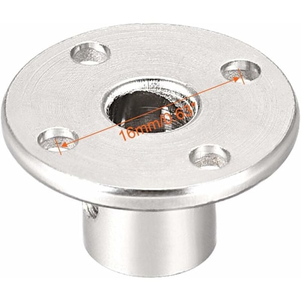 4-delars koppling med motorstyrning Motorkoppling 6 mm sockel innerdiameter, H12D10 rigid för DIY-delar