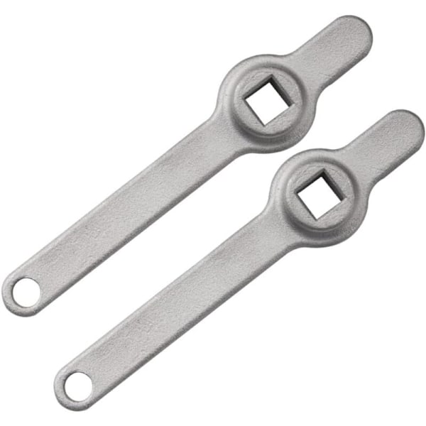 Radiatorlufteskrue-nøkkel, 2 stk Radiatorlufteskrue-nøkkel, Radiatorlufteskrue-nøkkel, Firkantet radiatornøkkel med langt håndtak, Rustfritt stål radiator