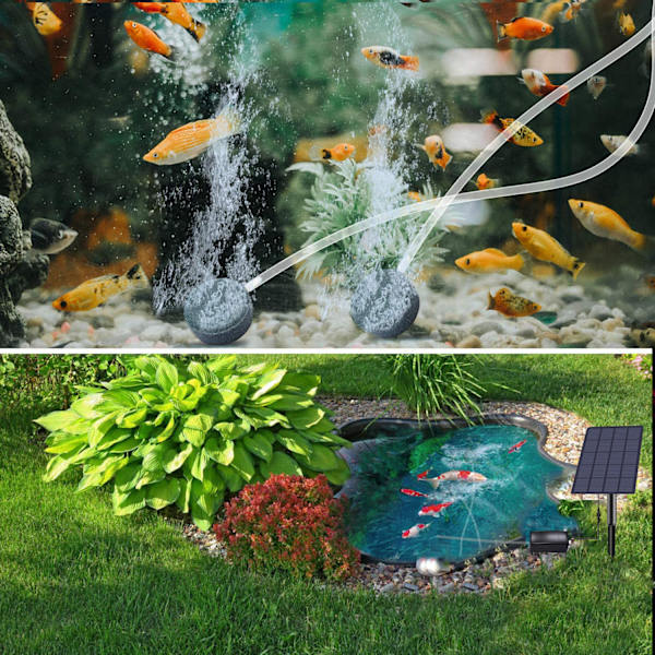 Trädgård Fontän 2.5W Drivs Vatten Fontän Pump för Fågelbad, Trädgård, Dammar och Akvarium