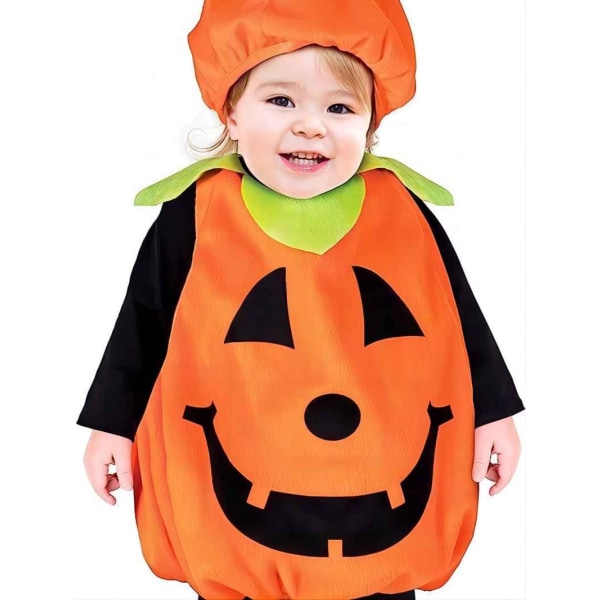 Halloween children's costumes pumpkin-shaped plant costumes cosplay baby parent-child role-play costumes