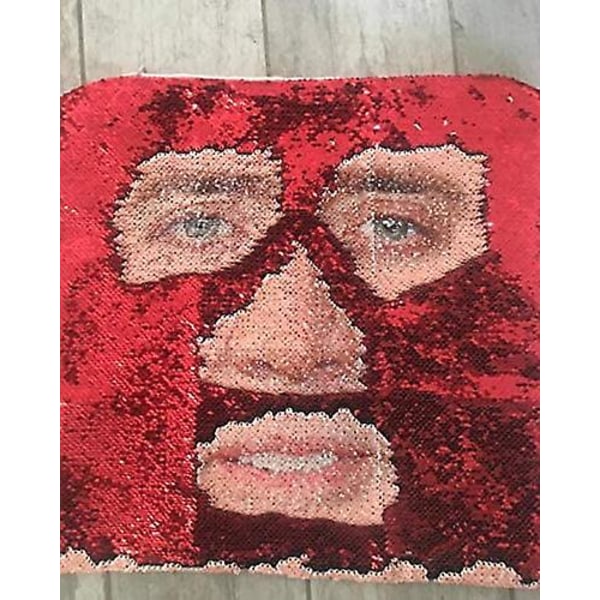 Sekk putevar Red Big Face Vendbar Pute Emoji Pute