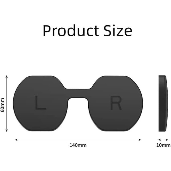 Linsebeskyttelsesdeksel kompatibelt for Ps Vr2, Silikon Støvtett Anti-ripe beskyttelseshette for Playstation Vr2-briller
