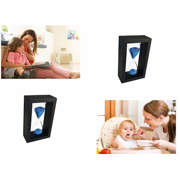 Timeglas 45 minutters timeglas timer til ornament sandglas timer dekoration jul nytår fødselsdag te kaffebord bogreol skole spil træ