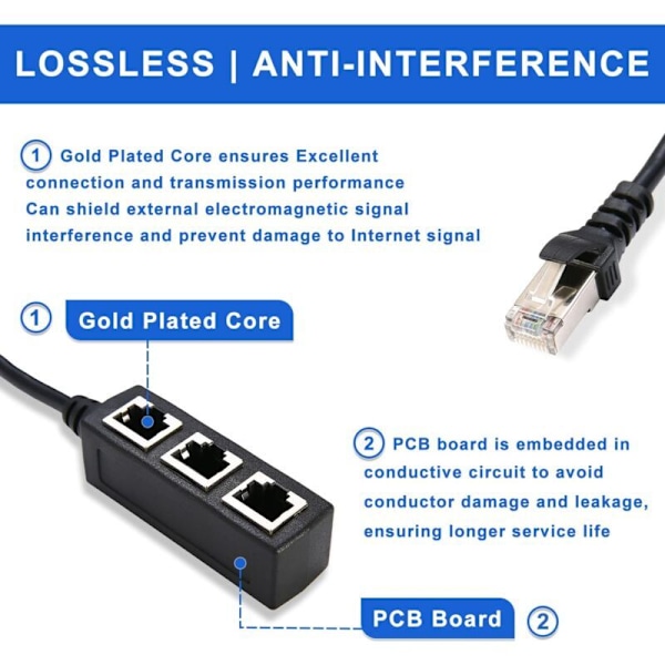 WiFi Repeater Booster 300Mbps Trådløs Forlenger Nettverkssignalforsterker (WPS, enkel installasjon, 1 Ethernet-port, innebygd antenne, 2.4 GHz) Øk