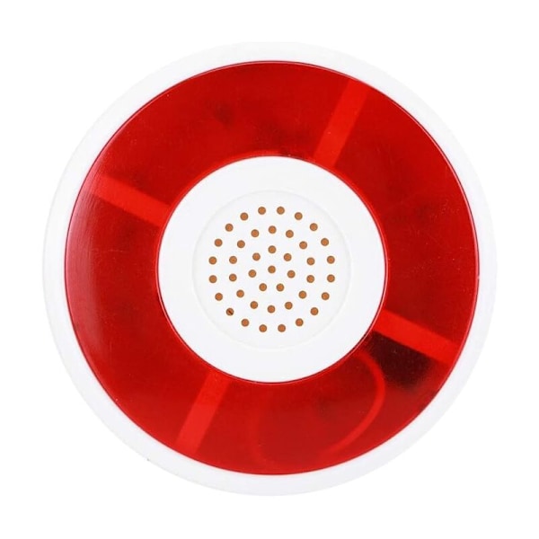 12V lyd- og lysalarm, stroboskopisk signaladvarselssirene, blinkende LED-lys alarm