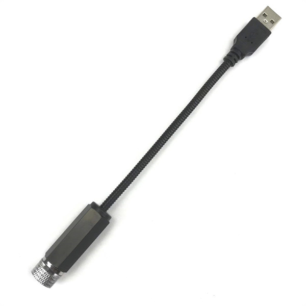 USB Stjerneprojektor Nattelys, LED Biltaglys, Bærbar Justerbar Romantisk Violet Blå Indvendig Bilbelysning, Bærbar USB Nattelys Dekorati