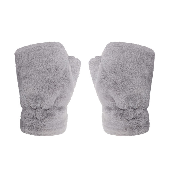 Dame Vinter Fingerless Komfortable Pels Varme Halv Finger Handsker Hånd Slid Blød Faux Pels Varme Vinter Kørsel Skrivning Handsker Julegave
