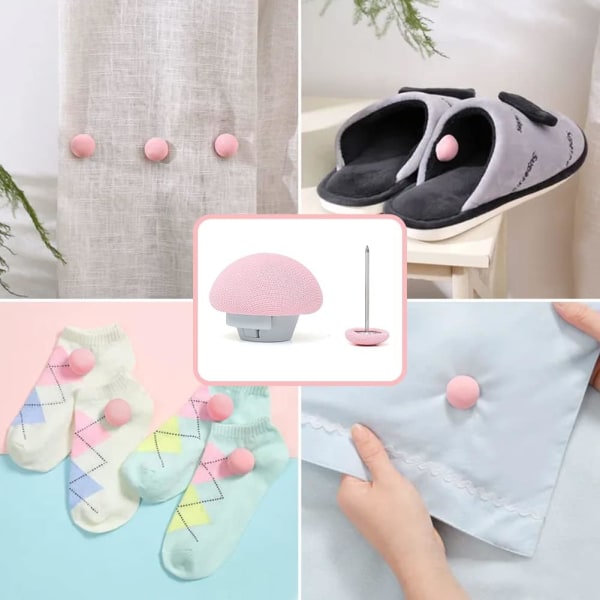 Täcke Klämma, Plast Täcke Klämma, Halkskydd Täcke Klämma, Svamppattern med Knappar, för Madrass Täcke Klämma och Kläder, 8 Stycken
