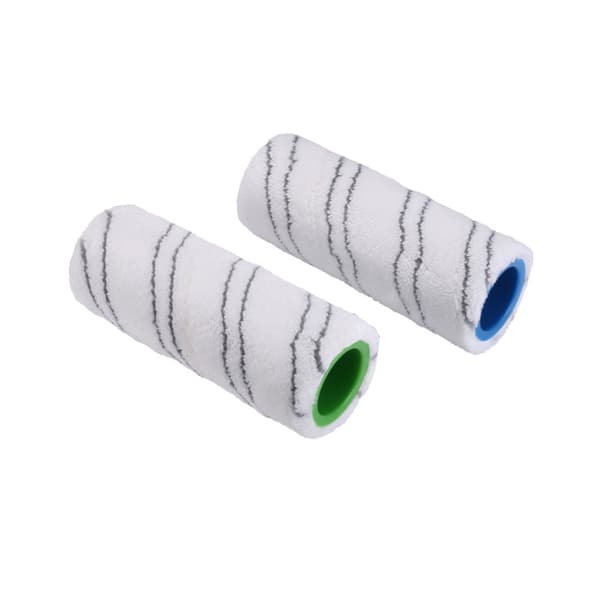 Par av kompatibla Karcher borste rullaccessoarer grå för Karcher rengöringsmaskiner KarcherFC3FC3DFC5FC7 (gul)